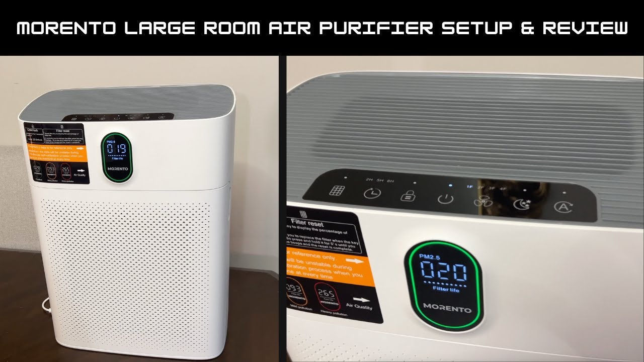 A purifier walkthrough, filmed at home